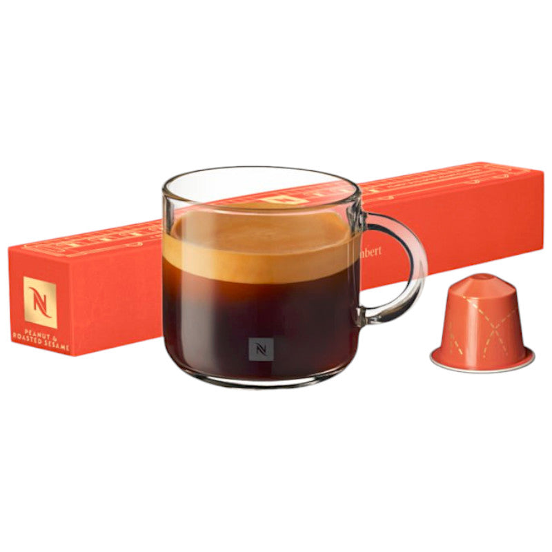 Kapsułki do kawy Nespresso/Jean Imbert o smaku orzeszków ziemnych i prażonego sezamu