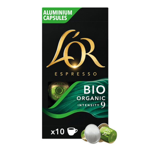 Kawa w kapsułkach Nespresso L'OR Espresso BIO - Intense, 10 szt.
