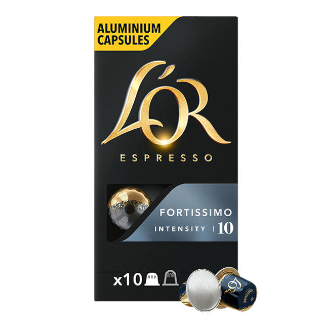 Kawa w kapsułkach Nespresso L'OR Espresso Fortissimo, 10 szt.