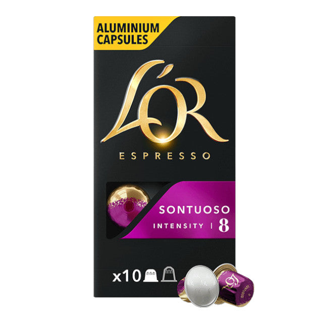 Kawa w kapsułkach Nespresso L'OR Espresso Sontuoso, 10 szt.