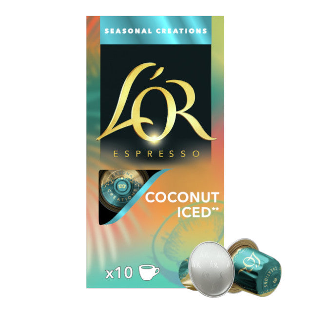 Kapsułki do kawy Nespresso L'OR Iced Coconut Limited Creations, 10 szt.