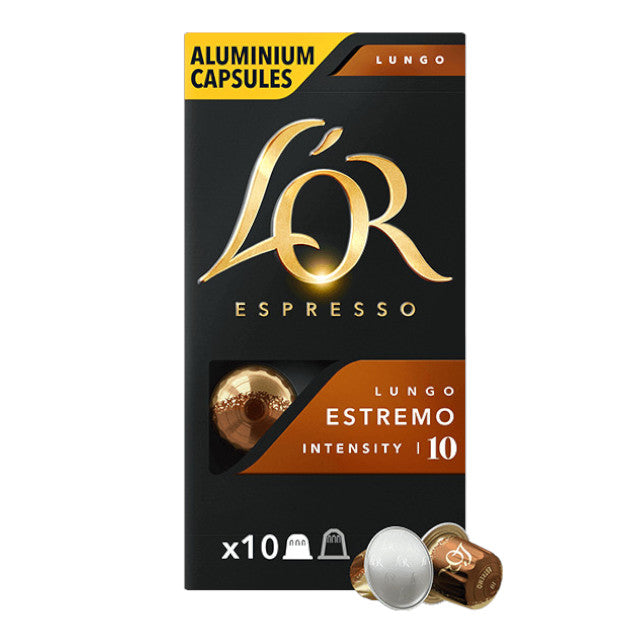 Kawa w kapsułkach Nespresso L'OR Lungo Estremo, 10 szt.