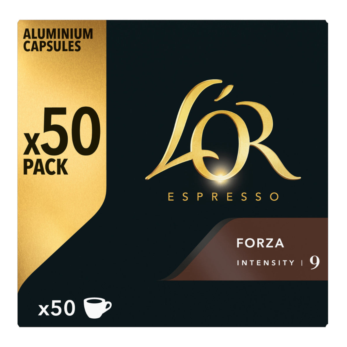 Kapsułki do kawy Nespresso L'OR Maxi Pack Espresso Forza, 50 szt.