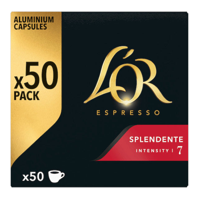 Kapsułki do kawy Nespresso L'OR Maxi Pack Espresso Splendente, 50 szt.