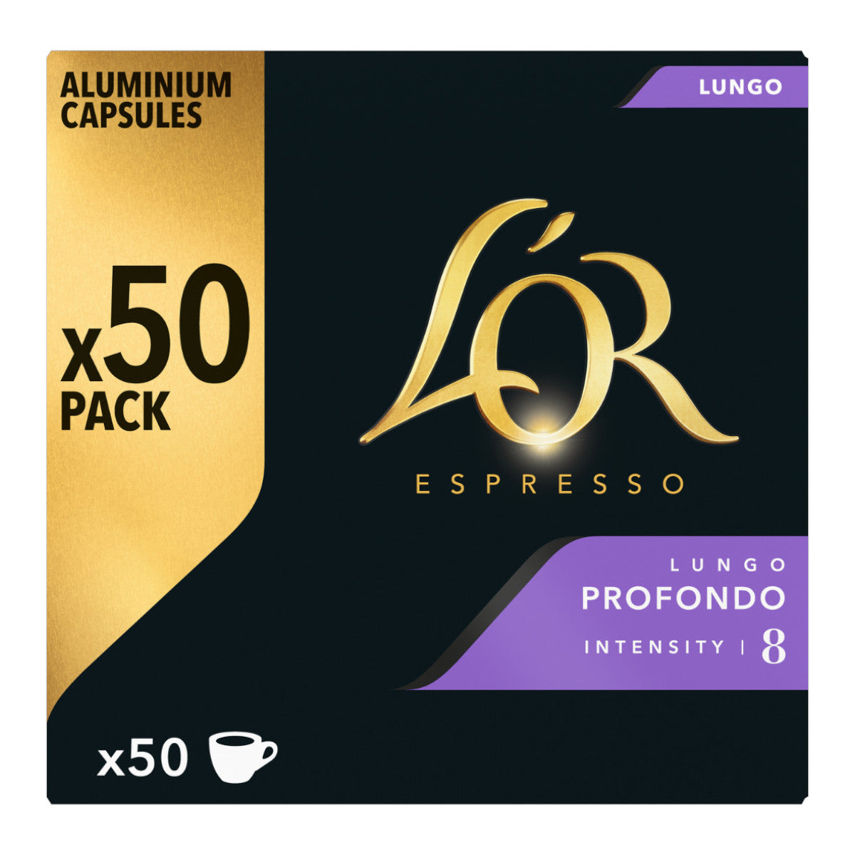 Kawa w kapsułkach Nespresso L'OR Maxi Pack Lungo Profondo, 50 szt.