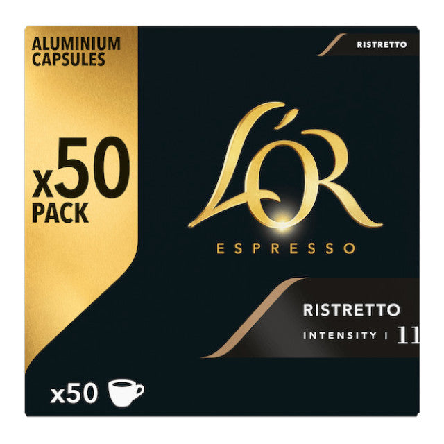 Kawa w kapsułkach Nespresso L'OR Maxi Pack Ristretto, 50 szt.