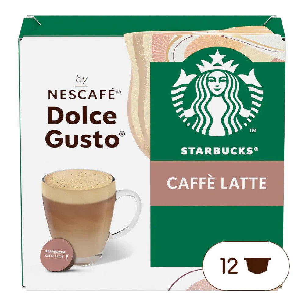 Starbucks Nescafé Dolce Gusto Caffe Latte kapsułki z kawą, 12 szt.