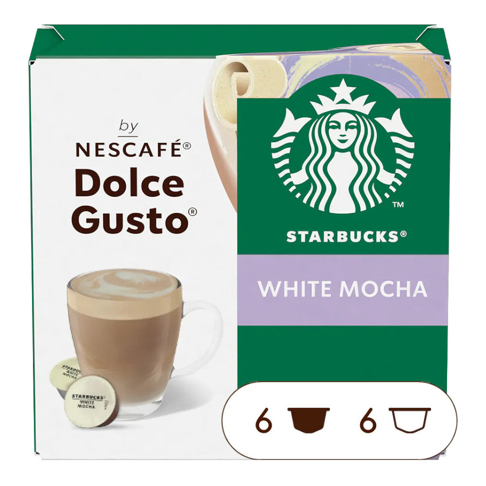 Kapsułki kawy Starbucks Nescafé Dolce Gusto White Mocha, 12 szt.