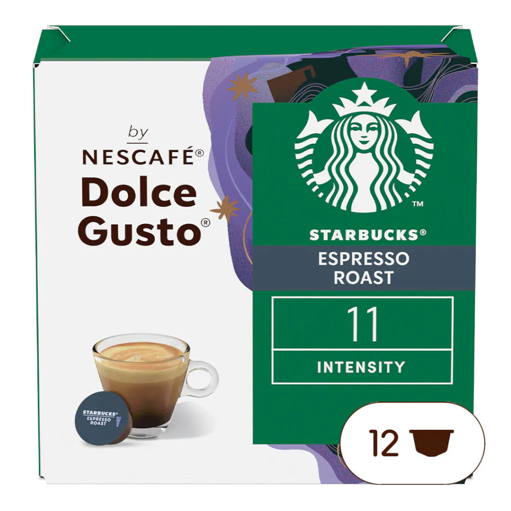 Kapsułki kawy Starbucks Nescafé Dolce Gusto Espresso Roast, 12 szt.