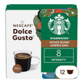 Kapsułki kawy Starbucks Nescafé Dolce Gusto House Blend Americano, 12 szt.