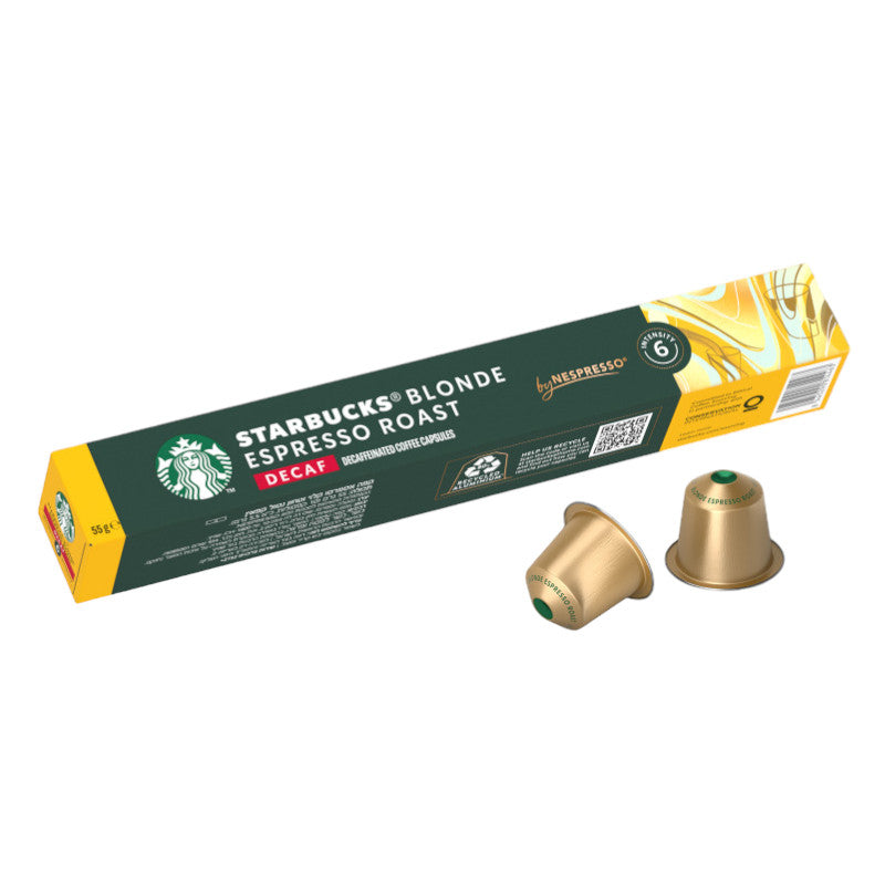 Kapsułki z kawą bezkofeinową Starbucks Nespresso Blonde Espresso Roast (10 szt.)