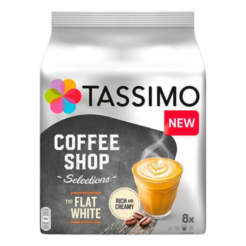Kapsułki z kawą Tassimo Flat White, 8 szt.