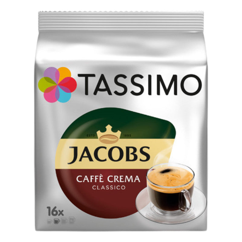 Kapsułki do kawy Tassimo Jacobs Caffe Crema Classico, 16 szt.