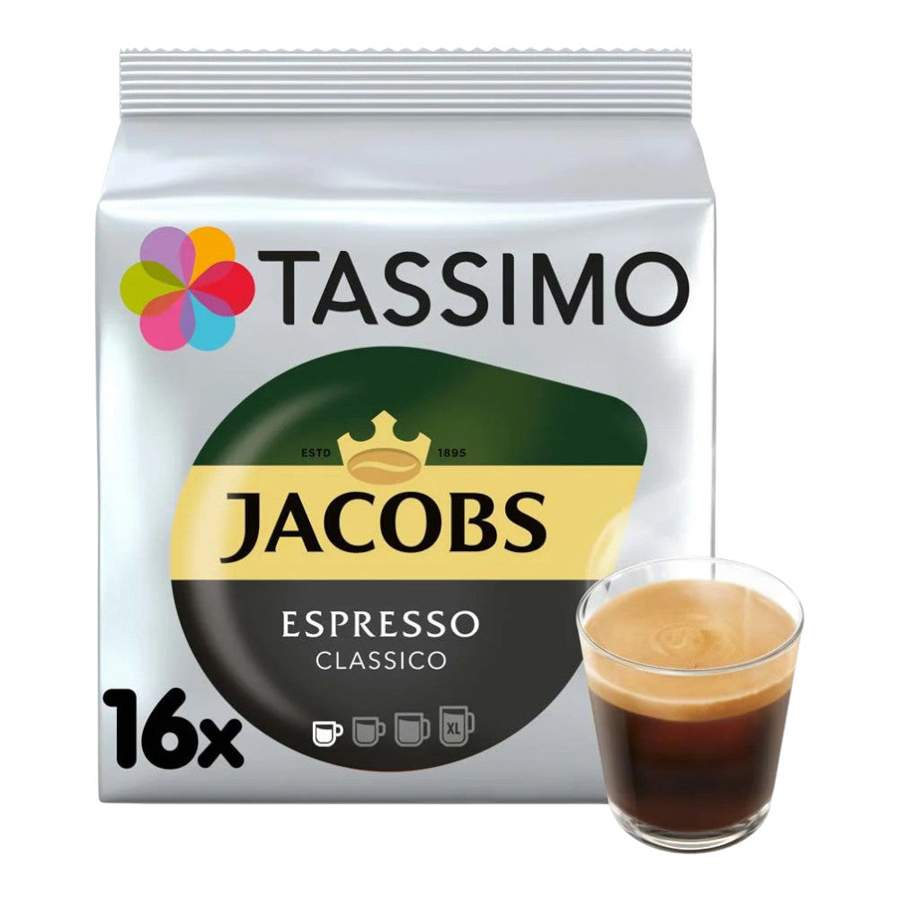 Kawa w kapsułkach Tassimo Jacobs Espresso Classico, 16 szt.