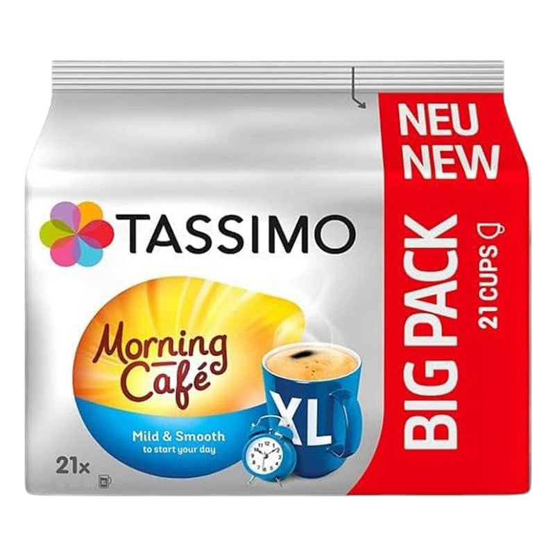 Kapsułki z kawą Tassimo Morning Cafe Mild & Smooth XL, 21 szt.