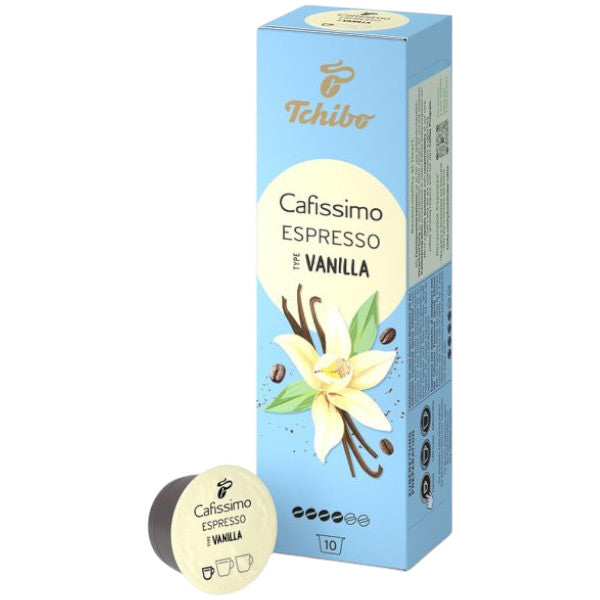 Kapsułki z kawą Tchibo Cafissimo o smaku espresso i wanilii, 10 szt.